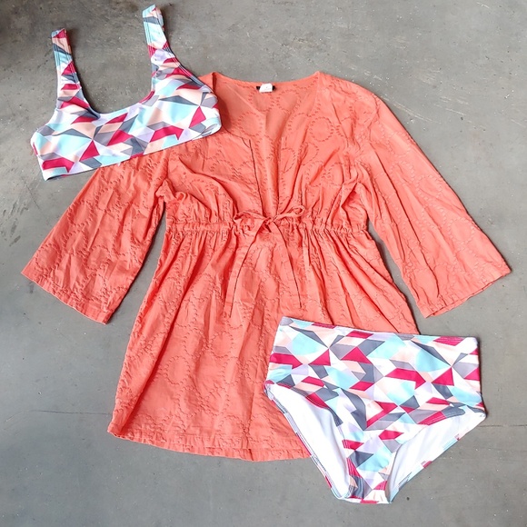 j crew swim cover up